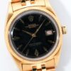ロレックス デイトジャスト Ref.6605 イエローゴールド ブラック文字盤 中古 a5up2f8w 商品画像3