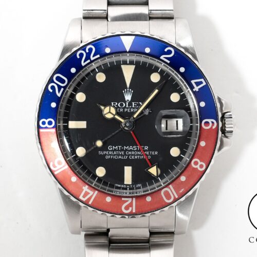 ロレックス GMTマスター Ref.1675 ステンレススチール ブラック文字盤 オイスターブレスレット 中古 38fdfiw7 商品画像1