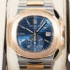 パテックフィリップ ノーチラス クロノグラフ Ref.5980/1AR-001 ステンレススチール/ローズゴールド ブルー文字盤 中古 der2f5mw 商品画像1