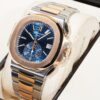 パテックフィリップ ノーチラス クロノグラフ Ref.5980/1AR-001 ステンレススチール/ローズゴールド ブルー文字盤 中古 der2f5mw 商品画像4