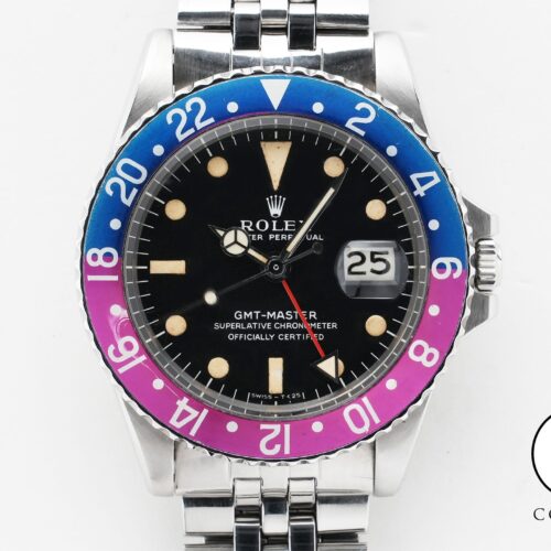 ロレックス GMTマスター Ref.1675 ステンレススチール ブラック文字盤 ジュビリーブレスレット 中古 2irdigjf 商品画像1