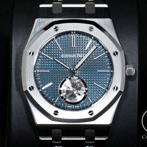 オーデマピゲ ロイヤルオーク フライング トゥールビヨン エクストラ シン (RD#3) Ref.26670ST.OO.1240ST.02 ステンレススチール ブルー文字盤 美品 yc6r4bm2 商品画像1