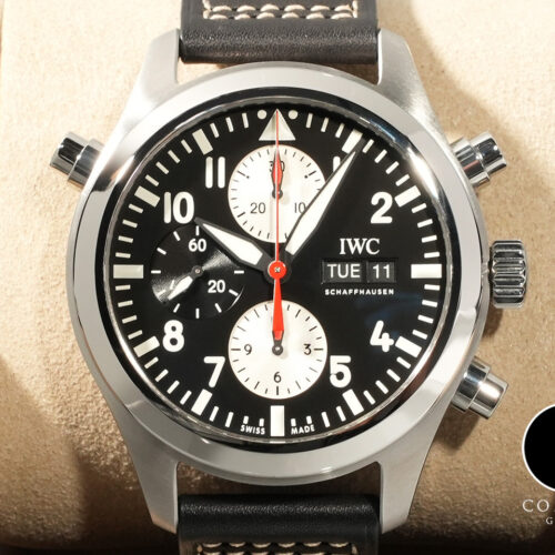 IWC パイロットウォッチ クロノグラフ Ref.IW371813 ステンレススチール ブラック文字盤 未使用 6C483746 商品画像1