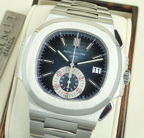 パテックフィリップ ノーチラス Ref.5980/1A-001 ブラックブルー文字盤 中古 nautilus-45 商品画像1