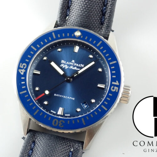 ブランパン フィフティファゾムス Ref.5100-1140-O52A ブルー文字盤 中古 fifty-fathoms-10 商品画像1