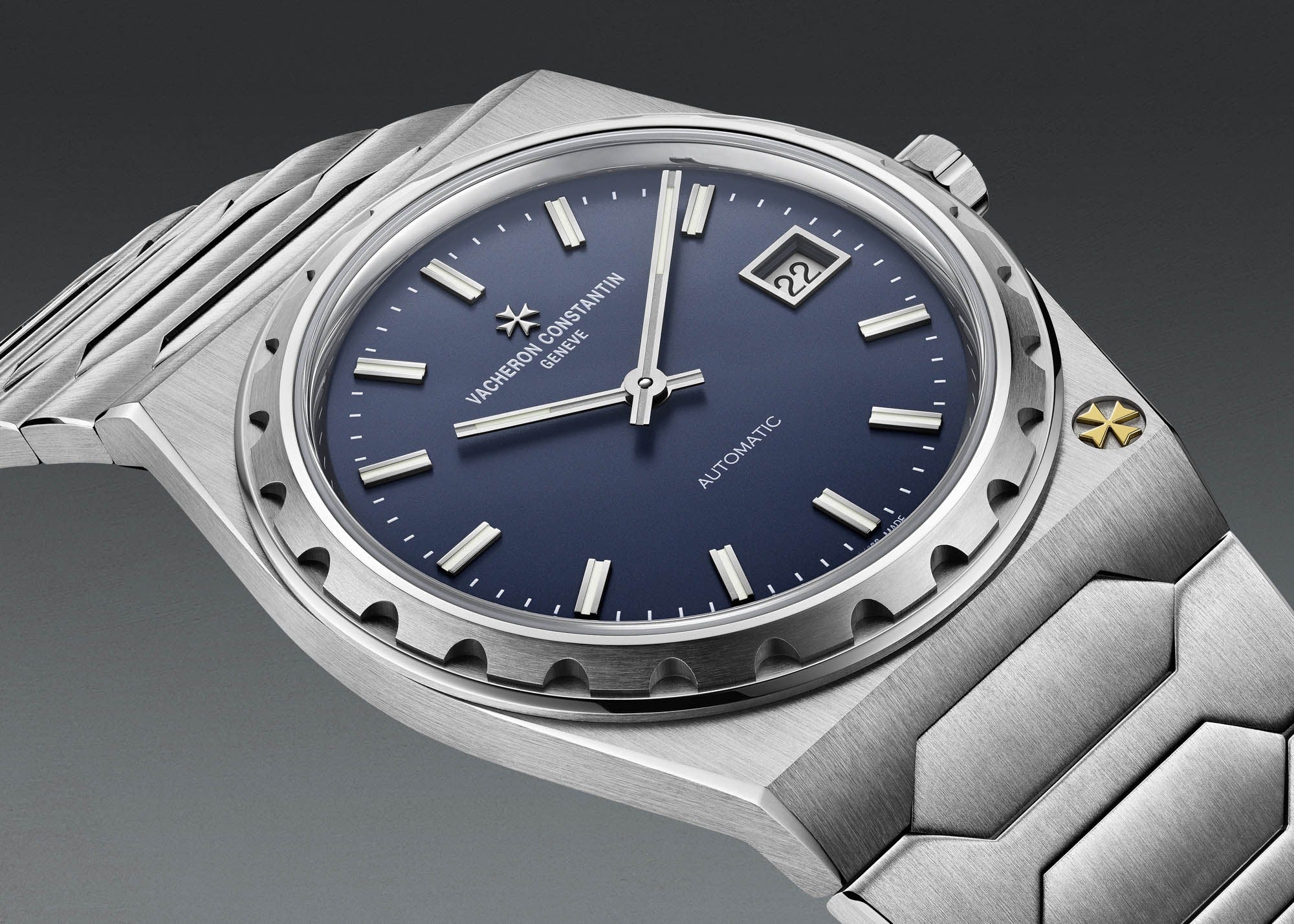 Lineup of Luxury Watches with VC 222 in Center