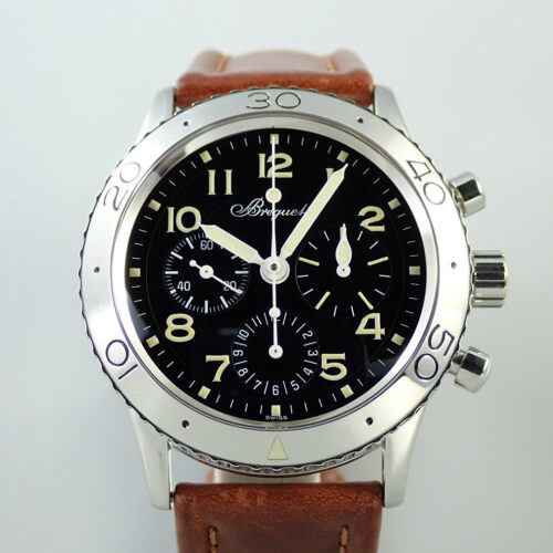 ブレゲ アエロナバル Ref.3800ST/92/3W6 ブラック文字盤 中古 657V2440 商品画像1