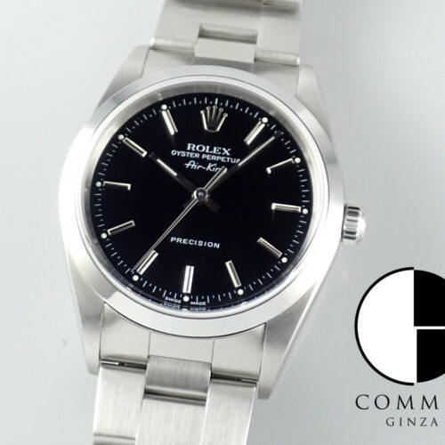 ロレックス エアキング Ref.14000 ブラック文字盤 中古 airking-31 商品画像1