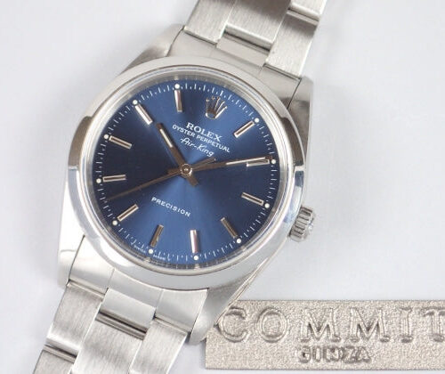 ロレックス エアキング Ref.14000 ブルー文字盤 中古 airking 商品画像1