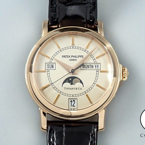パテックフィリップ アニュアルカレンダー T150 TIFFANY＆CO. Ref.5150R ローズゴールド シルバー文字盤 商品画像1
