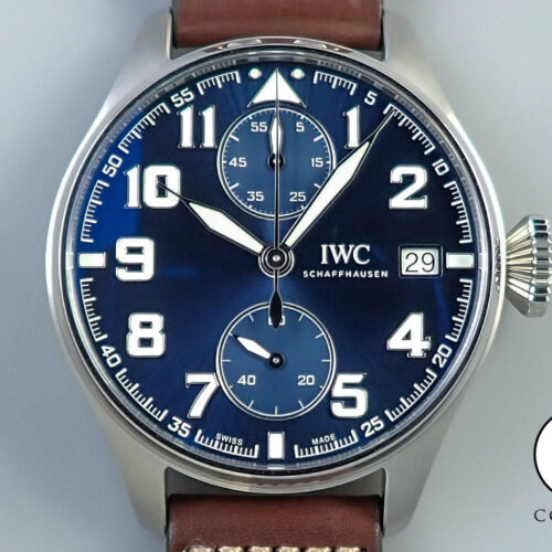 IWC ビッグパイロットウォッチ モノプッシャー プティ・プランス Ref.IW515202 ブルー文字盤 未使用 973WJCPR 商品画像1