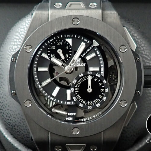 ウブロ ビッグバン アラーム リピーター GMT Ref.403.QU.0120.VR.YOS スケルトン文字盤 極美品 57UVTXMJ 商品画像1