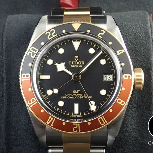 チューダー(チュードル) ヘリテージ ブラックベイ GMT S&G Ref.79833MN ブラック文字盤 未使用 T52WZ468 商品画像1