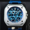 ベル＆ロス BR05 スケルトン ブルー Ref.BR05A-BLU-SKST/SST スケルトン文字盤 極美品 H3R7L3JV 商品画像1