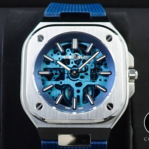 ベル＆ロス BR05 スケルトン ブルー Ref.BR05A-BLU-SKST/SST スケルトン文字盤 極美品 H3R7L3JV 商品画像1