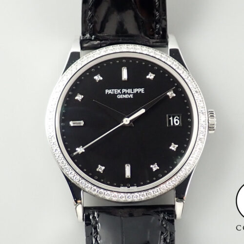 パテックフィリップ カラトラバ Ref.5297G-001 ホワイトゴールド マット・ブラック文字盤 商品画像1