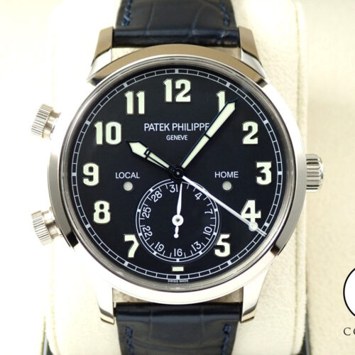 パテックフィリップ カラトラバ パイロット トラベルタイム Ref.5524G-001 ホワイトゴールド ブルー文字盤 商品画像1