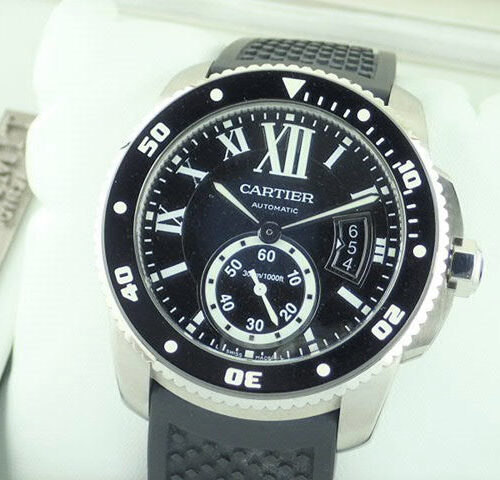 カルティエ カリブル Ref.W7100056 ブラック文字盤 中古 calibre-3 商品画像1