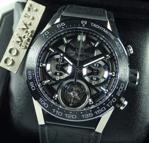 タグホイヤー カレラ Ref.CAR5A8Y.FC6377 ブラックスケルトン文字盤 中古 carrera-4 商品画像1