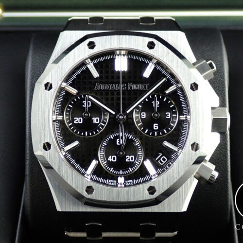 オーデマピゲ ロイヤルオーク クロノグラフ 50周年記念 Ref.26240ST.OO.1320ST.02 ステンレススチール ブラック文字盤 商品画像1