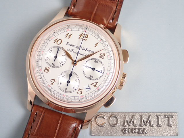 ゼニア モンテルベッロ Ref.38527 アイボリー文字盤 中古 chronograph-4 商品画像1