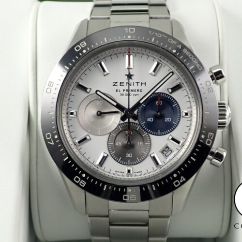 ゼニス クロノマスター スポーツ Ref.03.3100.3600/69.M3100 ホワイト文字盤 未使用 U00R4Z52 商品画像1