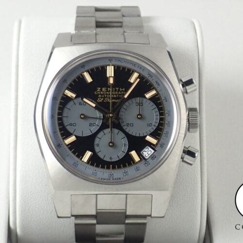 ゼニス クロノマスター リバイバル ルパン三世 50th Anniversary Edition Ref.95.L384-2.400/27.M384 ブラック文字盤 極美品 L774RCHF 商品画像1