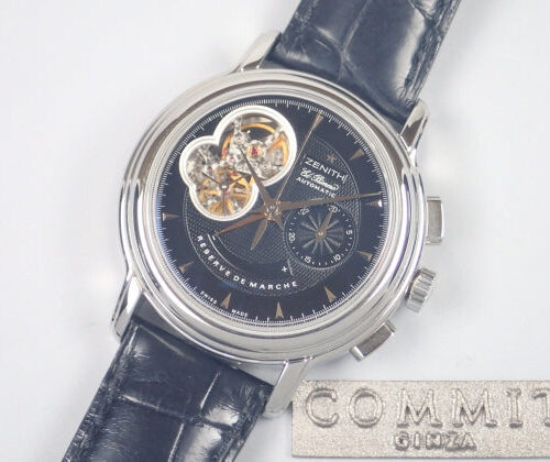 ゼニス クロノマスター Ref.03.0240.4021/22.C495 ブラックギョウシェ文字盤 中古 chronomaster-2 商品画像1