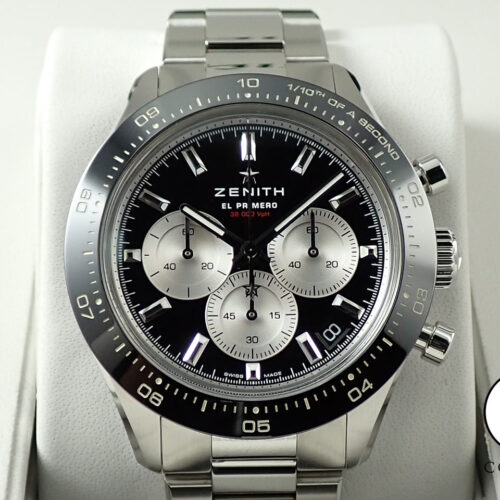 ゼニス クロノマスター スポーツ エル・プリメロ ヨシダスペシャル Ref.03.3101.3600/21.M3100 ブラック文字盤 美品 18TT9PF4 商品画像1