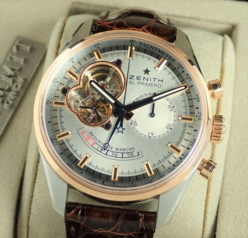 ゼニス エル・プリメロ Ref.51.2080.4021/01.C494 シルバー文字盤 中古 chronomaster-6 商品画像1