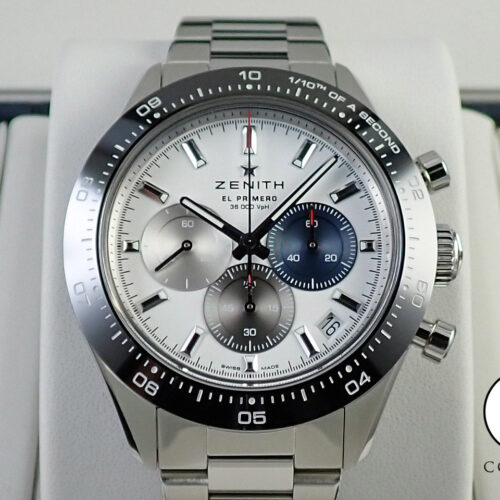 ゼニス クロノマスター スポーツ Ref.03.3100.3600/69.M3100 ホワイト文字盤 中古 7543JPVT 商品画像1