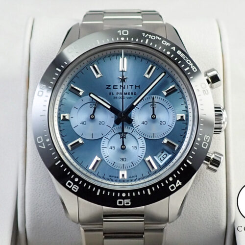ゼニス クロノマスター スポーツ ヨシダ スペシャル エディション Ref.03.3105.3600/52.M3100 アクアブルー文字盤 未使用 2WR4TWVL 商品画像1