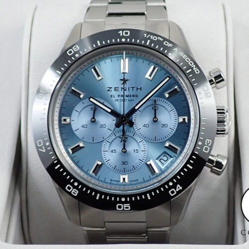 ゼニス クロノマスター スポーツ ヨシダ スペシャル エディション Ref.03.3105.3600/52.M3100 アクアブルー文字盤 未使用 8C069Y57 商品画像1