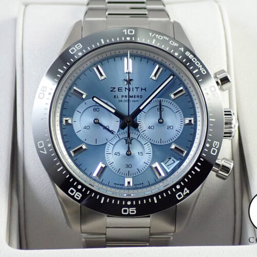 ゼニス クロノマスター スポーツ ヨシダ スペシャル エディション Ref.03.3105.3600/52.M3100 アクアブルー文字盤 未使用 A4SJWFFP 商品画像1
