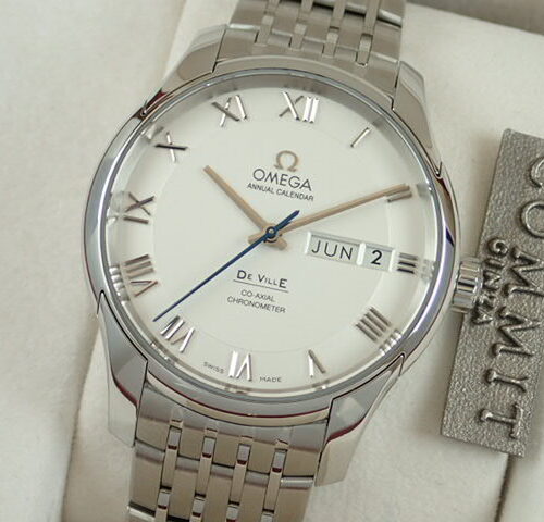オメガ デヴィル Ref.431.10.41.22.02.001 シルバー文字盤 中古 co-axial-2 商品画像1