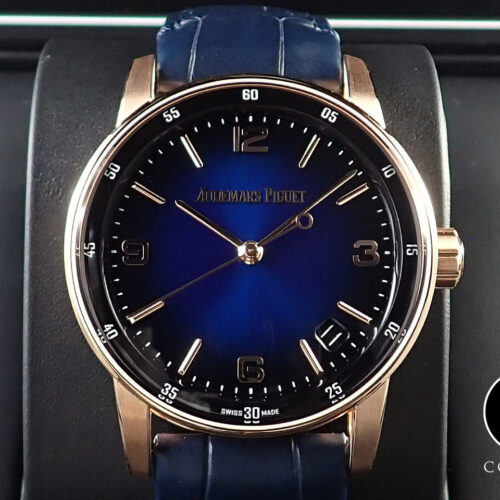 オーデマピゲ CODE 11.59 バイ オーデマ ピゲ Ref.15210OR.OO.A028CR.01 ピンクゴールド スモークブルーラッカー文字盤 商品画像1