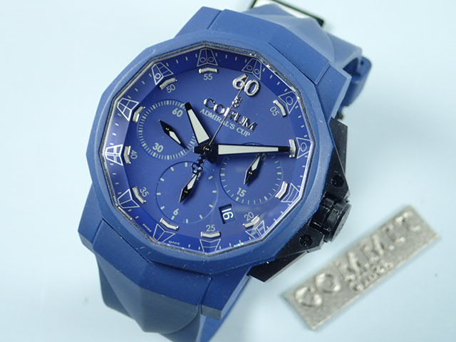 コルム アドミラルズカップ Ref.753.807.02/F373AB21 ブルー文字盤 美品 corum 商品画像1