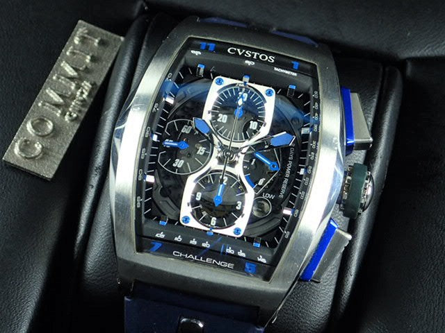 クストス チャレンジ Ref.CHR-GP-BLST ブラック文字盤 中古 cvstos 商品画像1