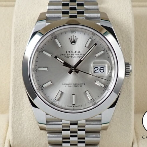 ロレックス デイトジャスト41 Ref.126300 ステンレススチール シルバー文字盤 ジュビリーブレスレット 商品画像1