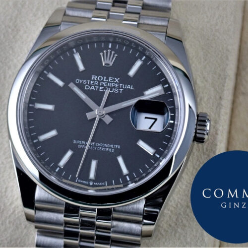 ロレックス デイトジャスト Ref.126200 ブラック文字盤 美品 datejust-132 ジュビリーブレスレット 商品画像1