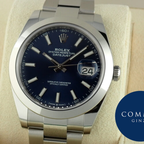 ロレックス デイトジャスト Ref.126300 ブルー文字盤 未使用 datejust-139 商品画像1