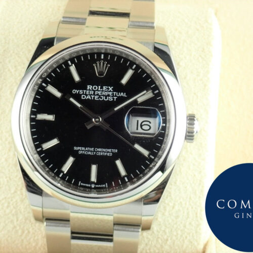 ロレックス デイトジャスト Ref.126200 ブラック文字盤 中古 datejust-148 商品画像1