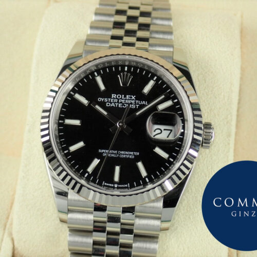 ロレックス デイトジャスト Ref.126234 ブラックバー文字盤 美品 datejust-152 ジュビリーブレスレット 商品画像1