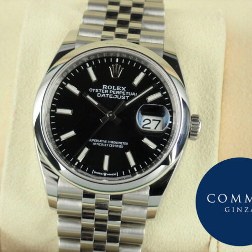 ロレックス デイトジャスト Ref.126200 ブラック文字盤 中古 datejust-153 ジュビリーブレスレット 商品画像1