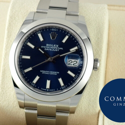 ロレックス デイトジャスト Ref.126300 ブルー文字盤 未使用 datejust-168 商品画像1
