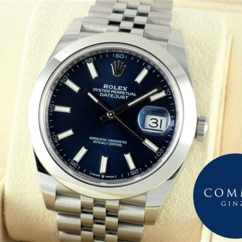 ロレックス デイトジャスト Ref.126300 ブルー文字盤 中古 datejust-172 ジュビリーブレスレット 商品画像1