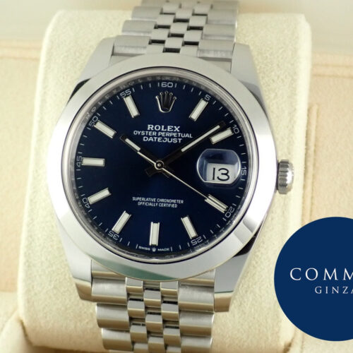 ロレックス デイトジャスト Ref.126300 ブルー文字盤 中古 datejust-175 ジュビリーブレスレット 商品画像1