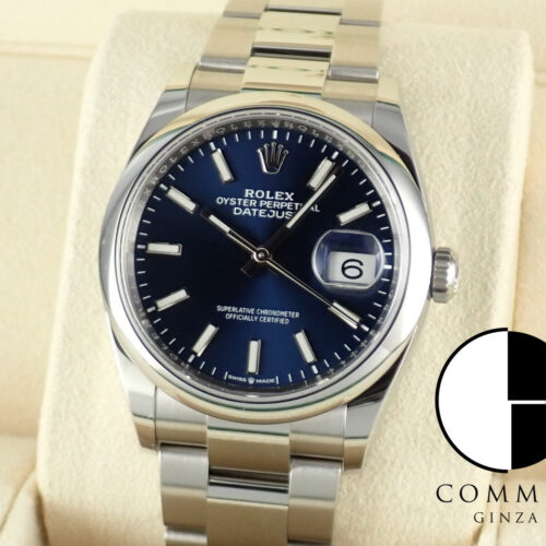 ロレックス デイトジャスト Ref.126200 ブルー文字盤 中古 datejust-179 商品画像1