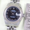 ロレックス デイトジャスト Ref.179174 ブラックローマン文字盤 中古 datejust-18 ジュビリーブレスレット 商品画像1
