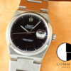 ロレックス デイトジャスト Ref.17000 ブラック文字盤 中古 datejust-195 商品画像1